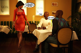 Wedding Anniversary hotwife's interracial cuckold comics preview
