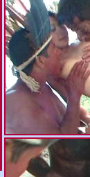 black american aboriginals kissing asian tits