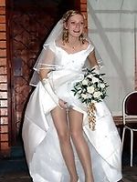 short bride's dress
