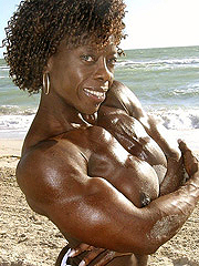 sexy black muscle women